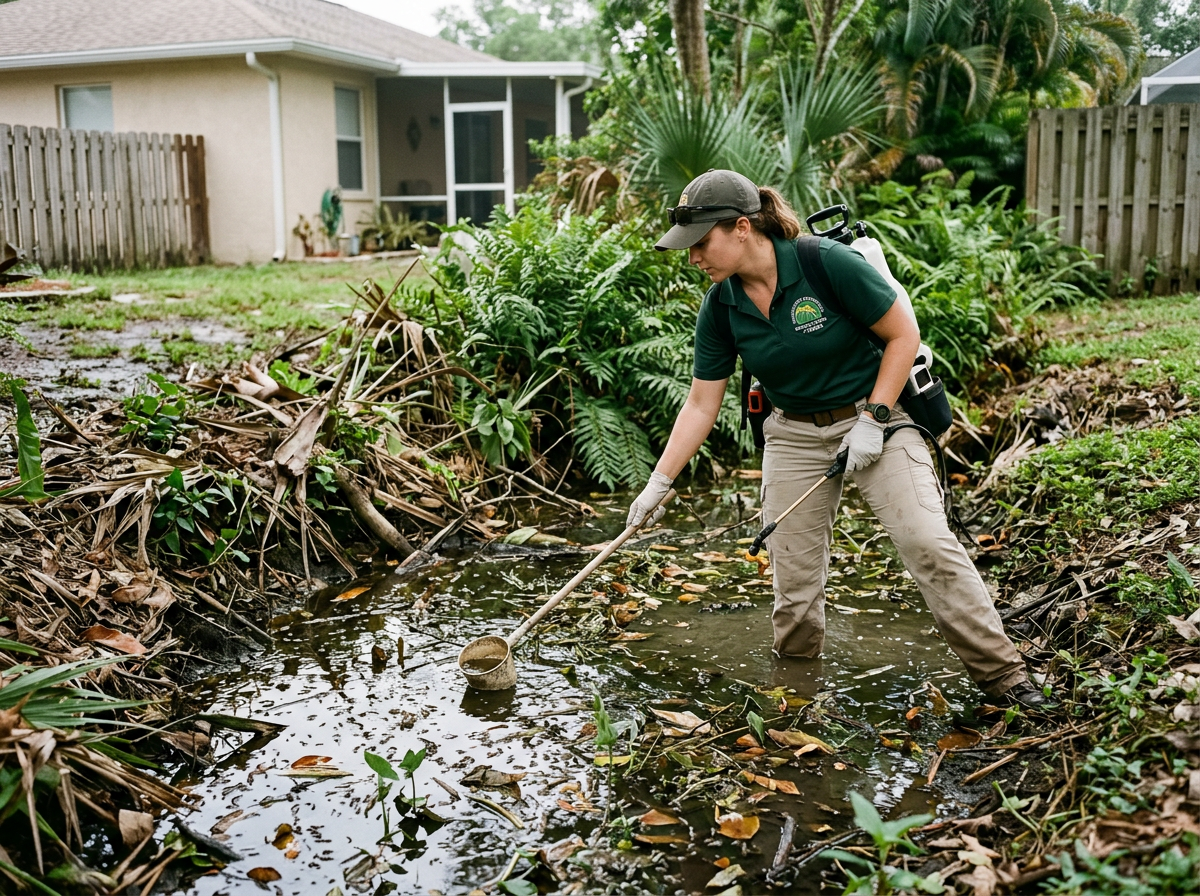 How Local Drainage Issues Influence Mosquito Problems
